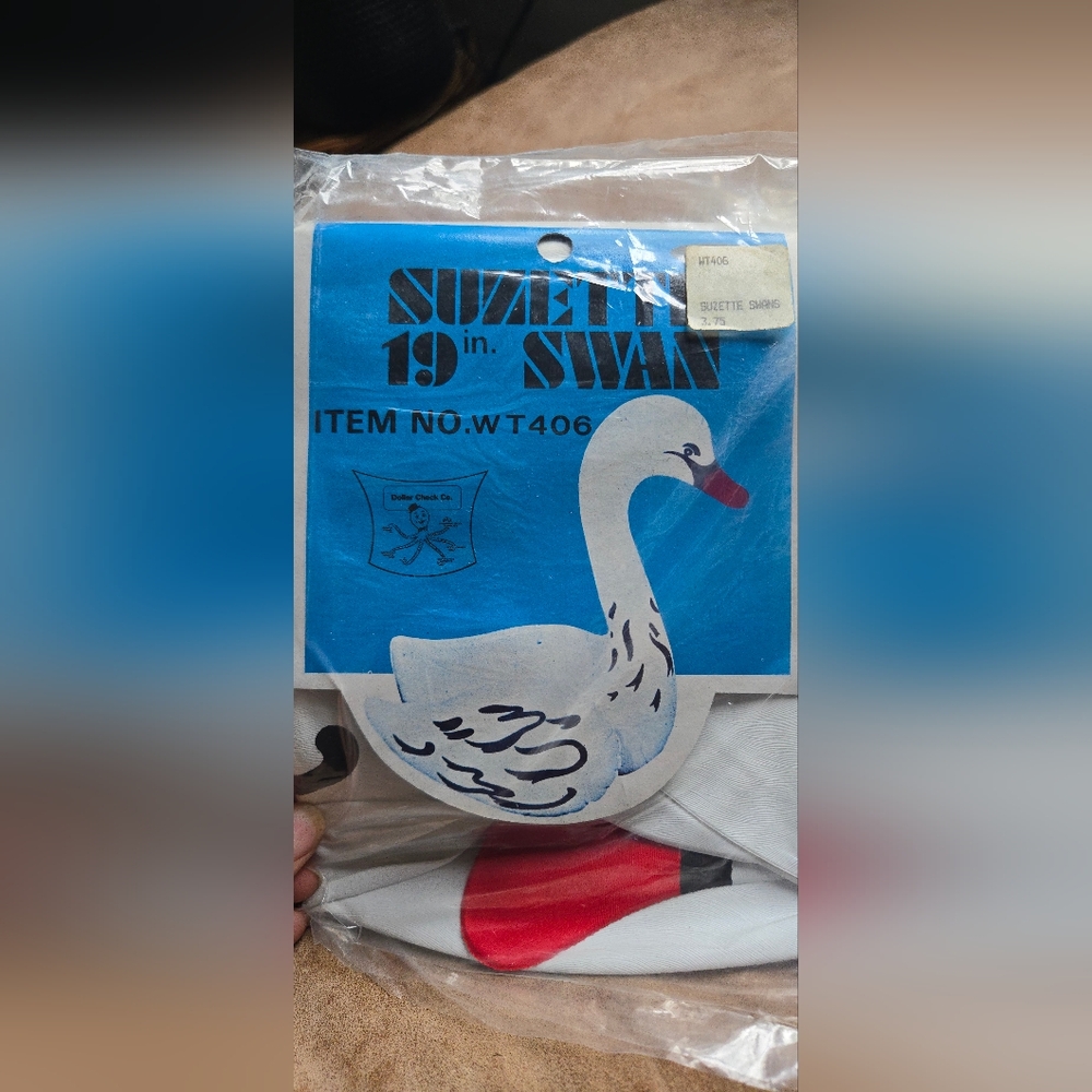 Lot Of Six Vintage Inflatable Swans